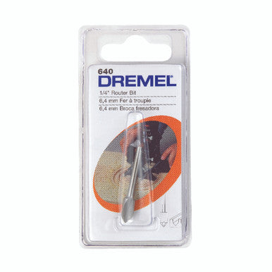 Bit Router 1/4 V Groove Dremel