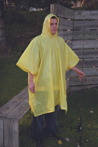 Poncho Vinyl 50 X 80 Yellow