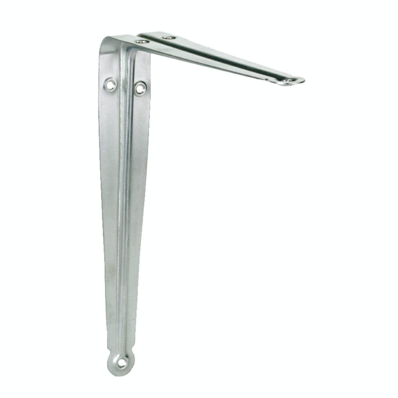 hampton steel heavy duty shelf bracket 22 ga. 10 in. l 35 lb. shelf bracket brace hardware