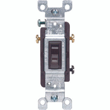Switch Ground 3 Way 15 Amp Brown