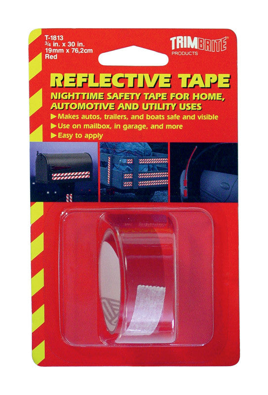 red reflective tape  trailer vehicle visibility