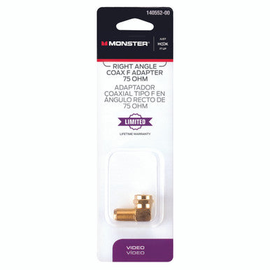 Right Angle Coaxial F Adapter
