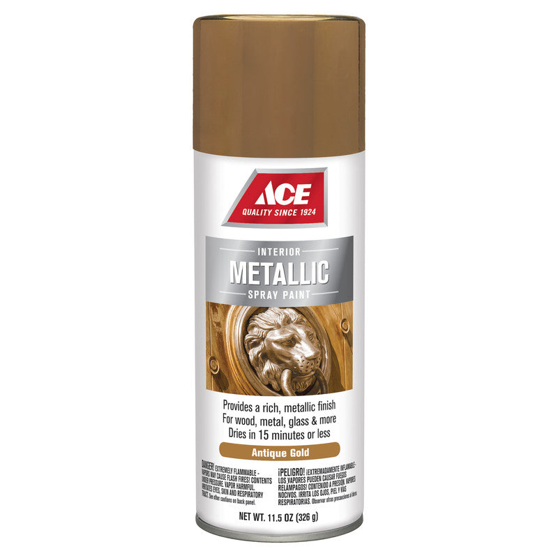 ace metallic antique gold 11 ounce paint coating supply