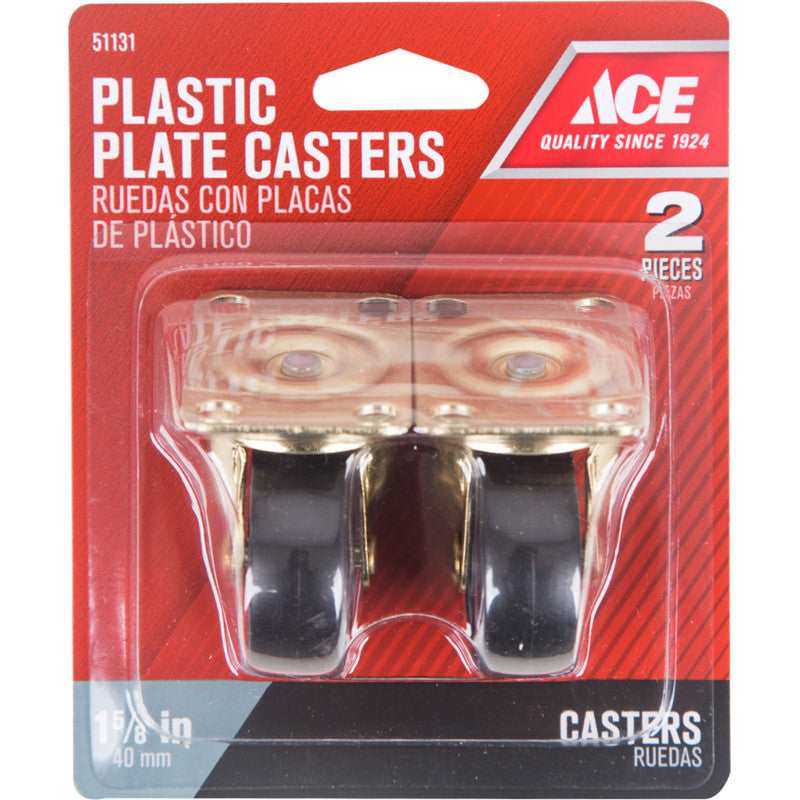ace 1-5/8 in. dia. swivel plastic caster 50 lb. 2 pk caster glide floor pad furniture hardware