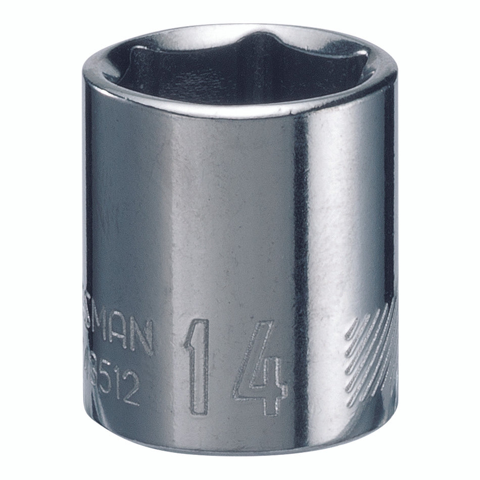 CRAFTSMAN SOCKET 14 MILLIMETER 1/4 DRIVE 6 POINT