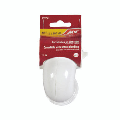Ace Schedule 40 1-1/2 In. Slip X 1-1/2 In. Dia. Slip Plastic 90 Degree Elbow