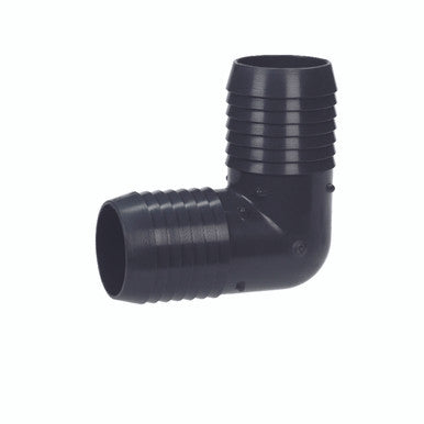 Lasco Schedule 40 1-1/2 In. Insert X 1-1/2 In. Dia. Insert Pvc 90 Degree Elbow