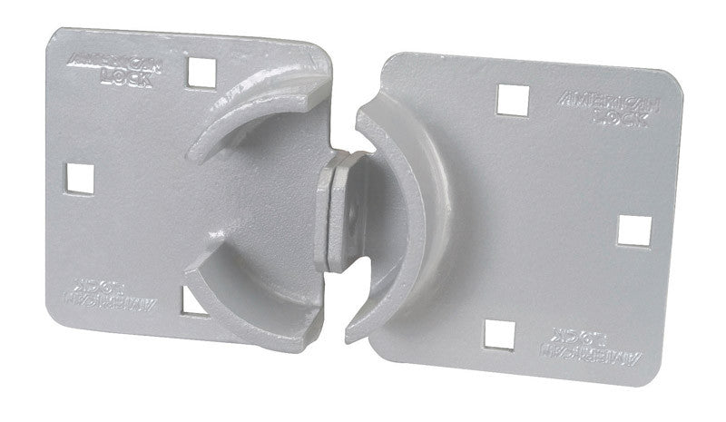 master lock zinc-plated steel 9-1/16 in. l extra heavy hasp 1 padlock security hardware