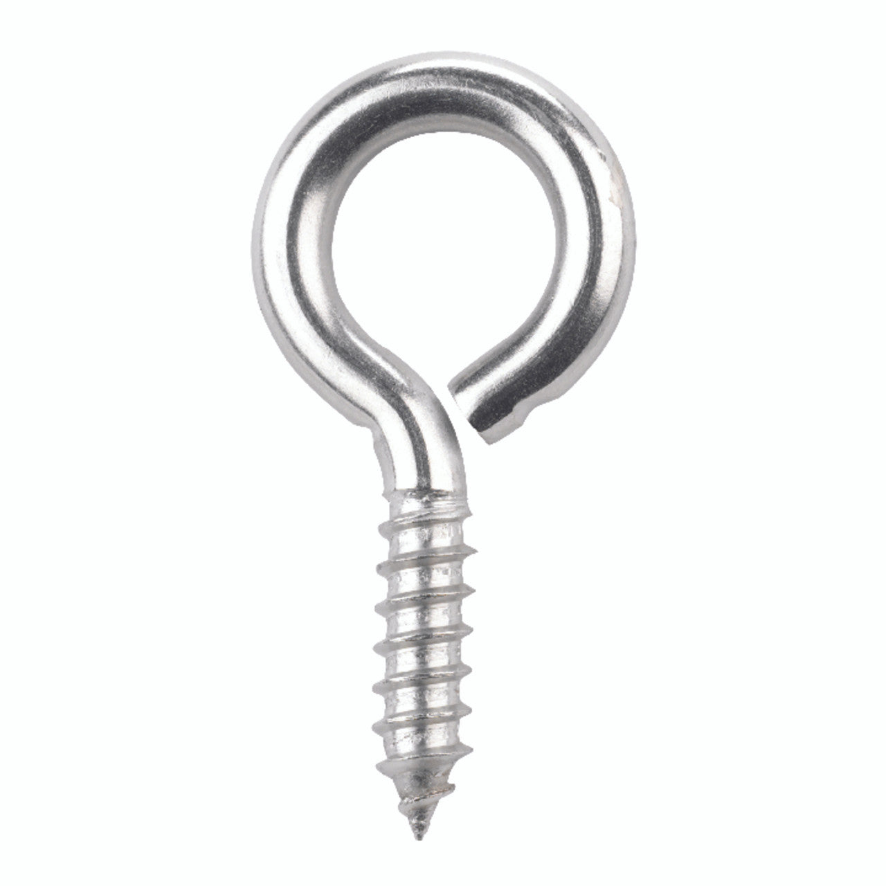 stainless steel hampton 3/8 in. dia. x 2-7/8 in. l polished stainless steel screw eye 250 lb. capacity 1 pk hook bolt ring hardware