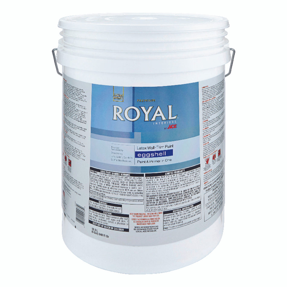 Ace Royal Eggshell Ultra White Base Vinyl Acetate/Ethylene Interior Latex Wall+Trim Paint Indo