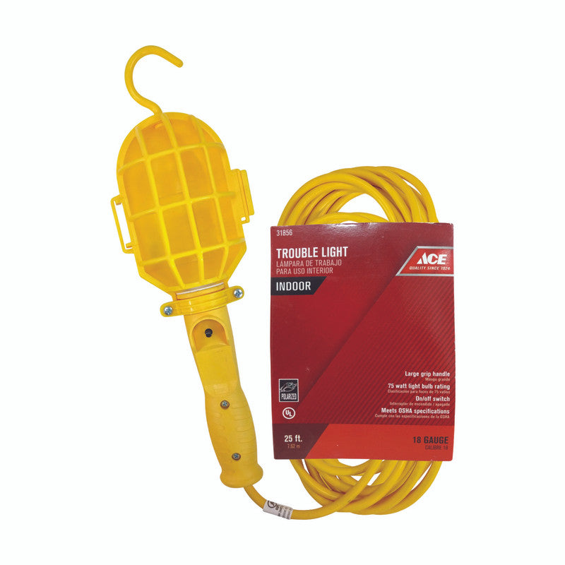 light trouble 18/2 sjt 25 foot electrical supply