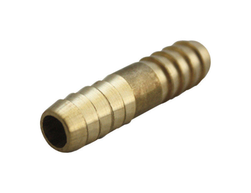 JMF Brass 5/8 in. Dia. x 5/8 in. Dia. Coupling 1 pk Yellow