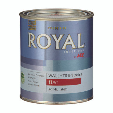 Royal Interior Flat Latex White Quart