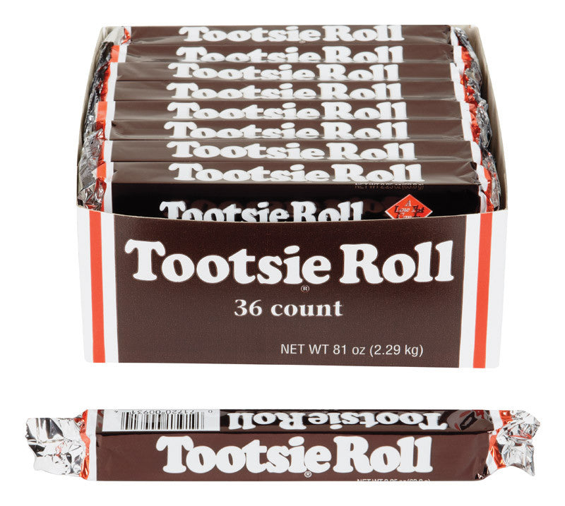tootsie roll candy bar 2.25 oz break room vending