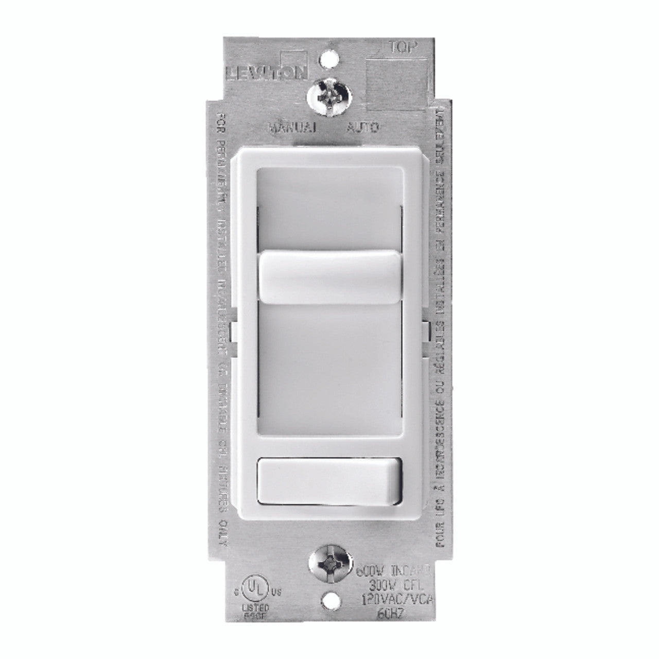 leviton sureslide white 600 watt preset slide dimmer switch 1 pack electrical switch 