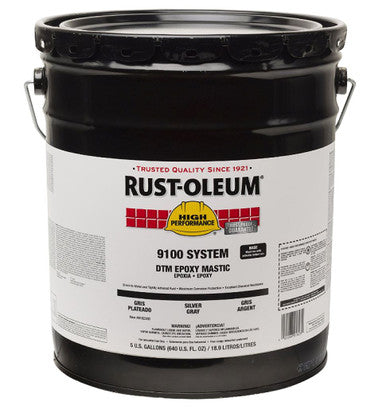 9100 Silver Gray Rustoleum DTM Epoxy Mastic 5 gallon