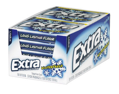 Extra Sugar Free Winterfresh Chewing Gum 15 pc.