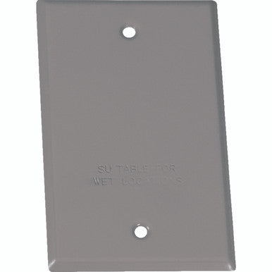 Blank Cover 1 Gang Gray