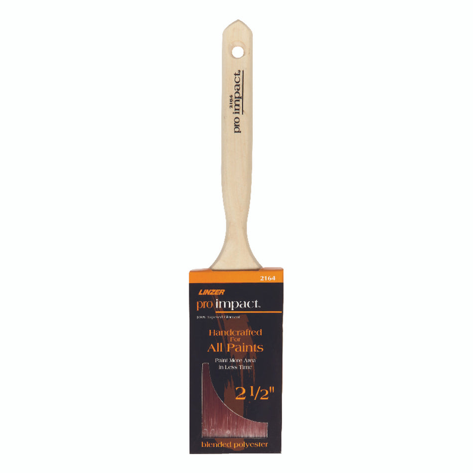 Linzer Pro Impact 2-1/2 in. W Flat Paint Brush