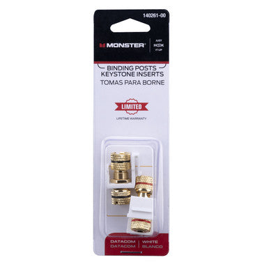 Jack Binding Post White 2 Pack