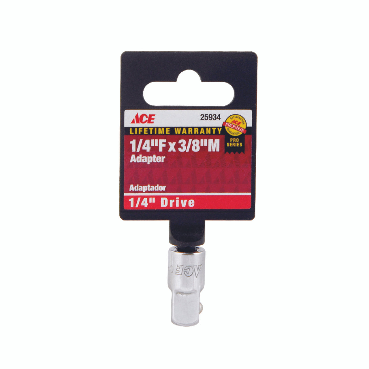 adapter 1/4 f x 3/8 m ace hand tool