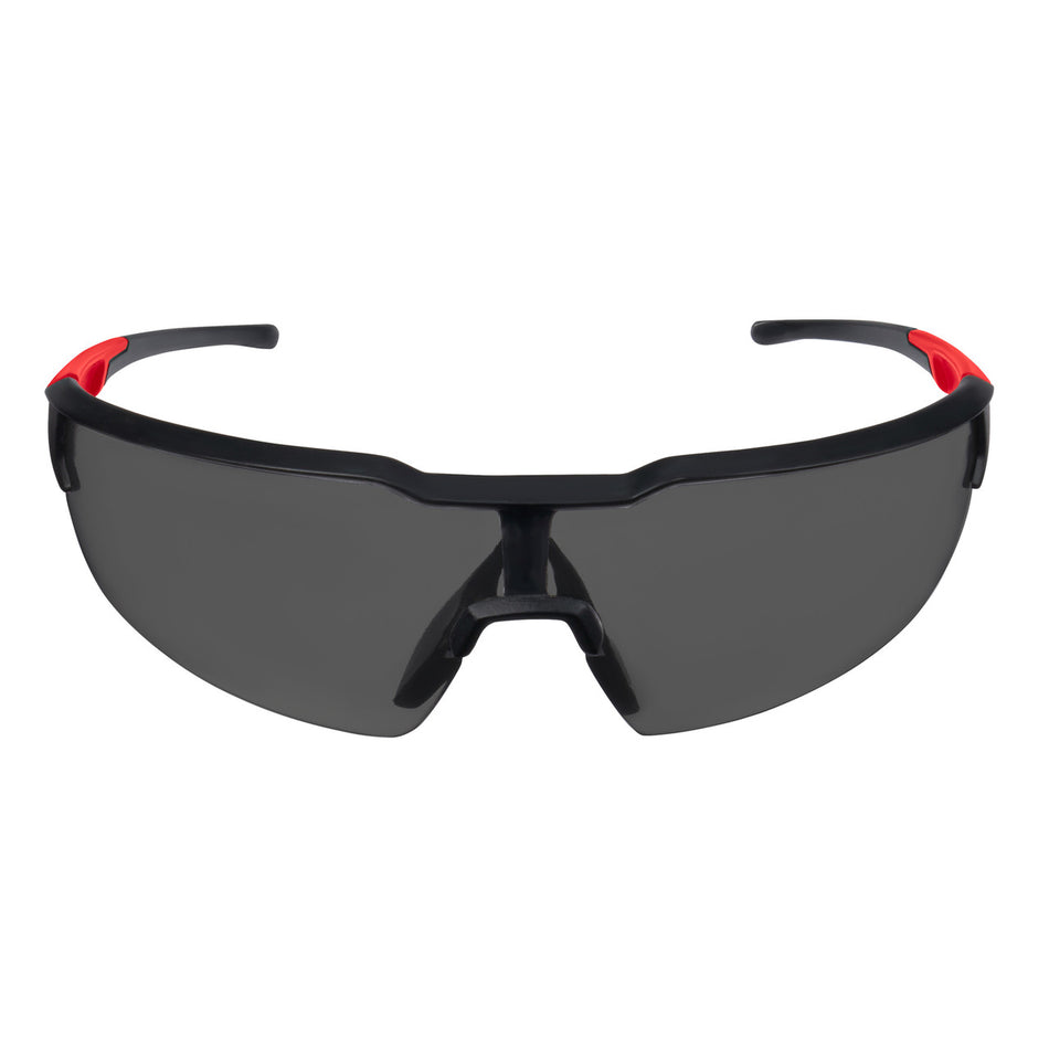 Milwaukee Anti-Fog Safety Glasses Tinted Lens Black Red Frame 1 piece