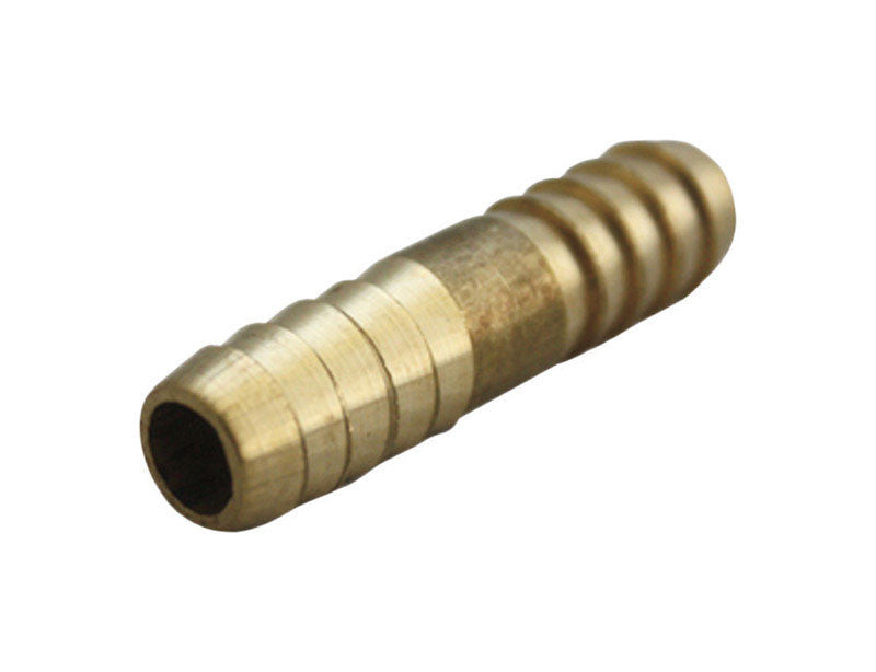 JMF Brass 1/8 in. Dia. x 1/8 in. Dia. Coupling 1 pk Yellow