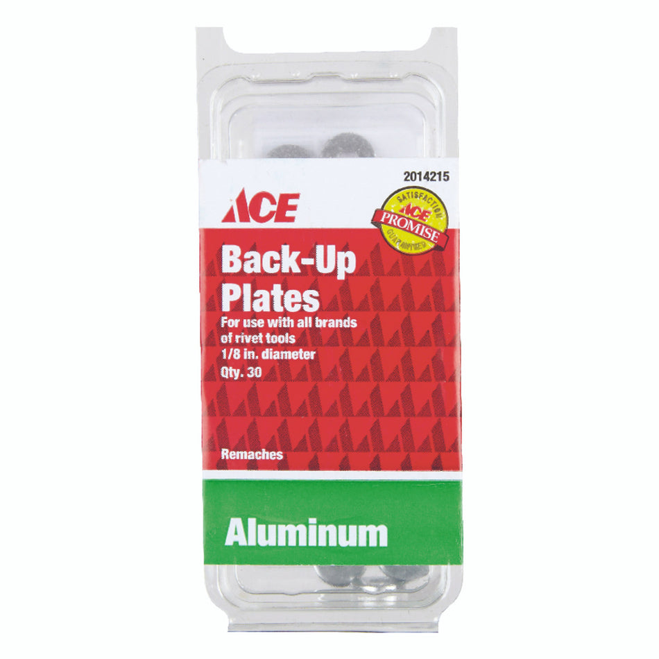 Ace Steel Backup Plates 1/8 in. 30 pc.