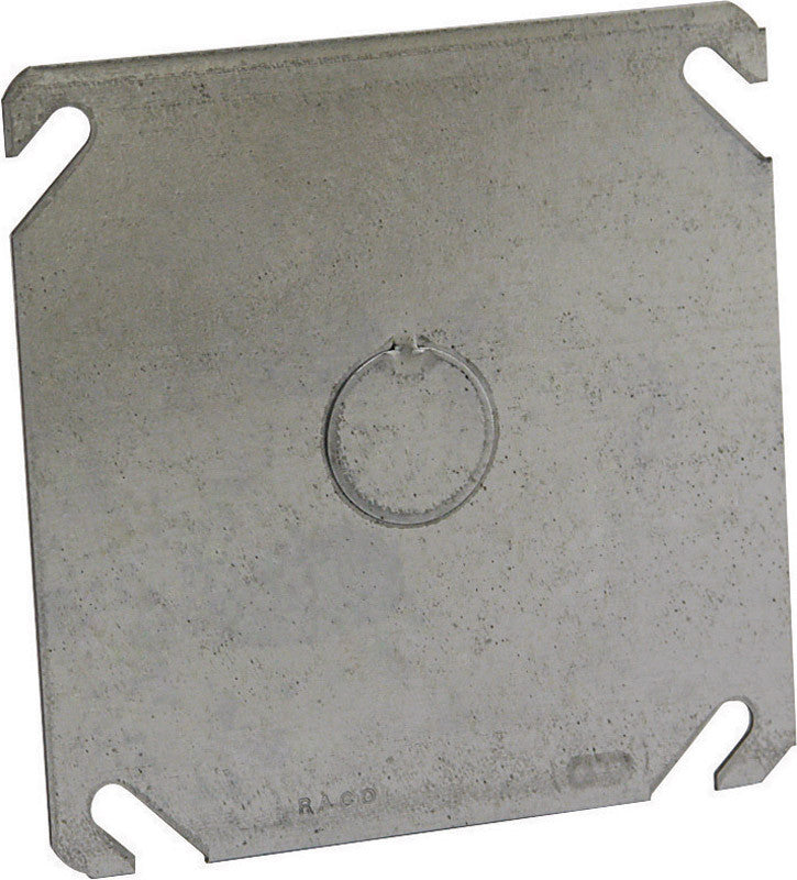 cover square blank 1/2 knock out  wall plate 