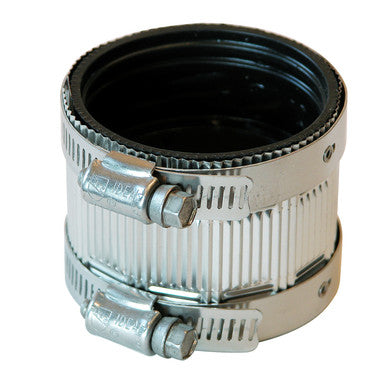 Fernco Schedule 40 2 in. Hub x 2 in. Dia. Hub Neoprene Rubber No Hub Coupling