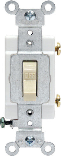Switch Commercial Single Pole 20 Amp Ivory