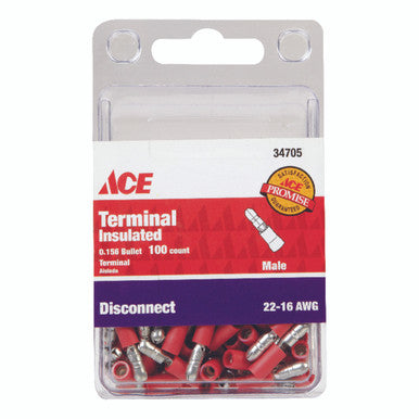 Disc Bullet 22-16 AWG Pack 100