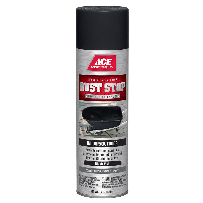 flat black general purpose spray paint
