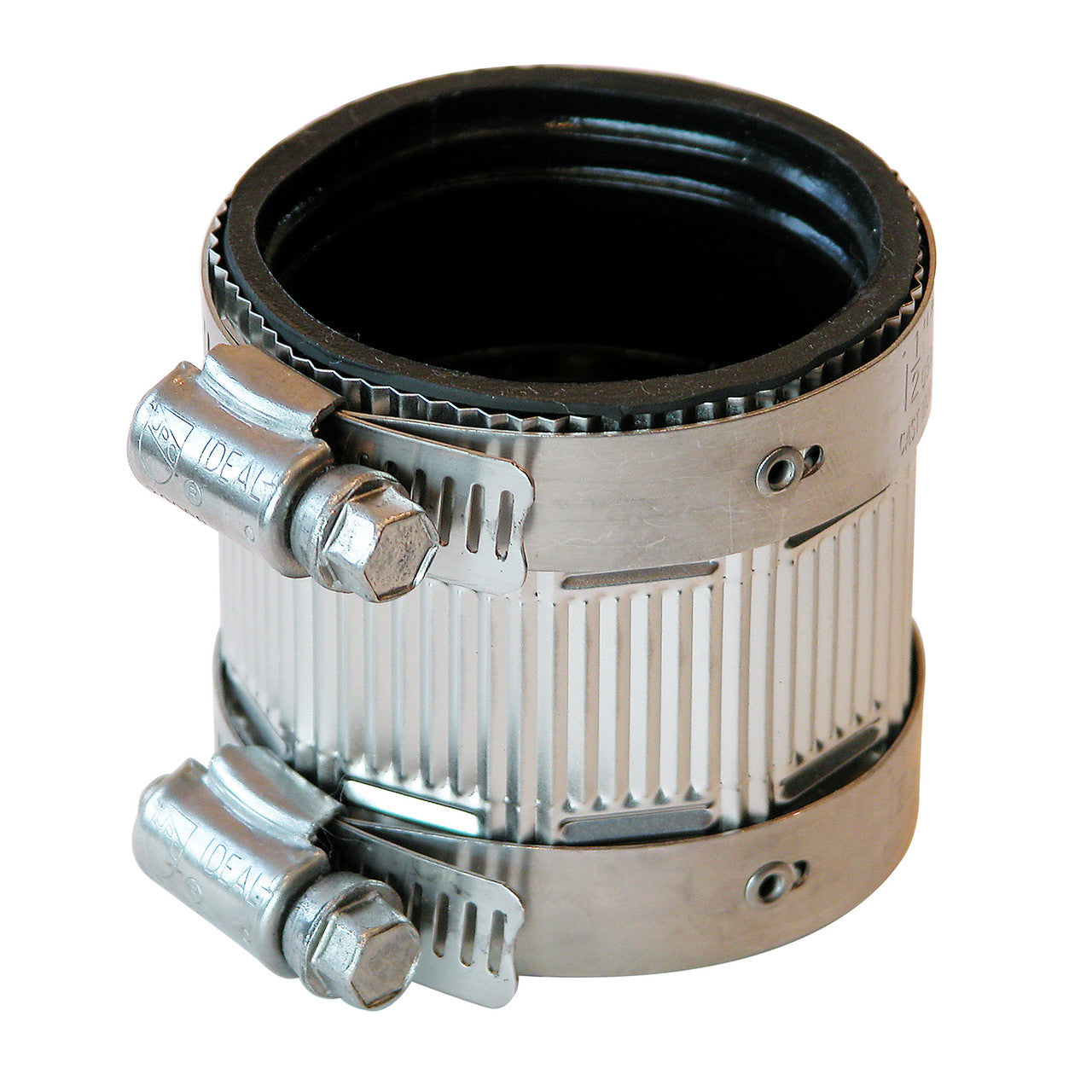 Fernco no-hub coupling 1/2 inch flexible neoprene rubber DWV