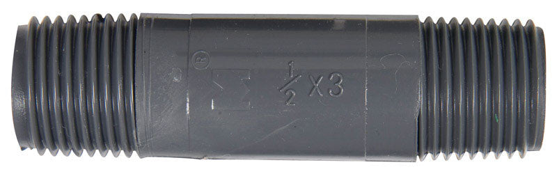 bk products galvanized steel nipple 1/2 NPT plumbing