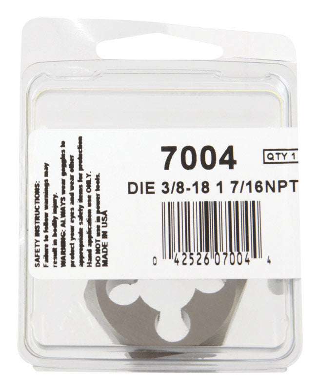 HEXAGON DIE 1-7/16 3/8-18 NPT