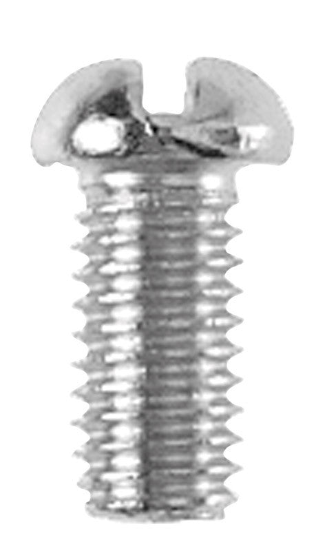 Danco No. 10-32 x 3/8 in. L Slotted Round Head Brass Bibb Screw