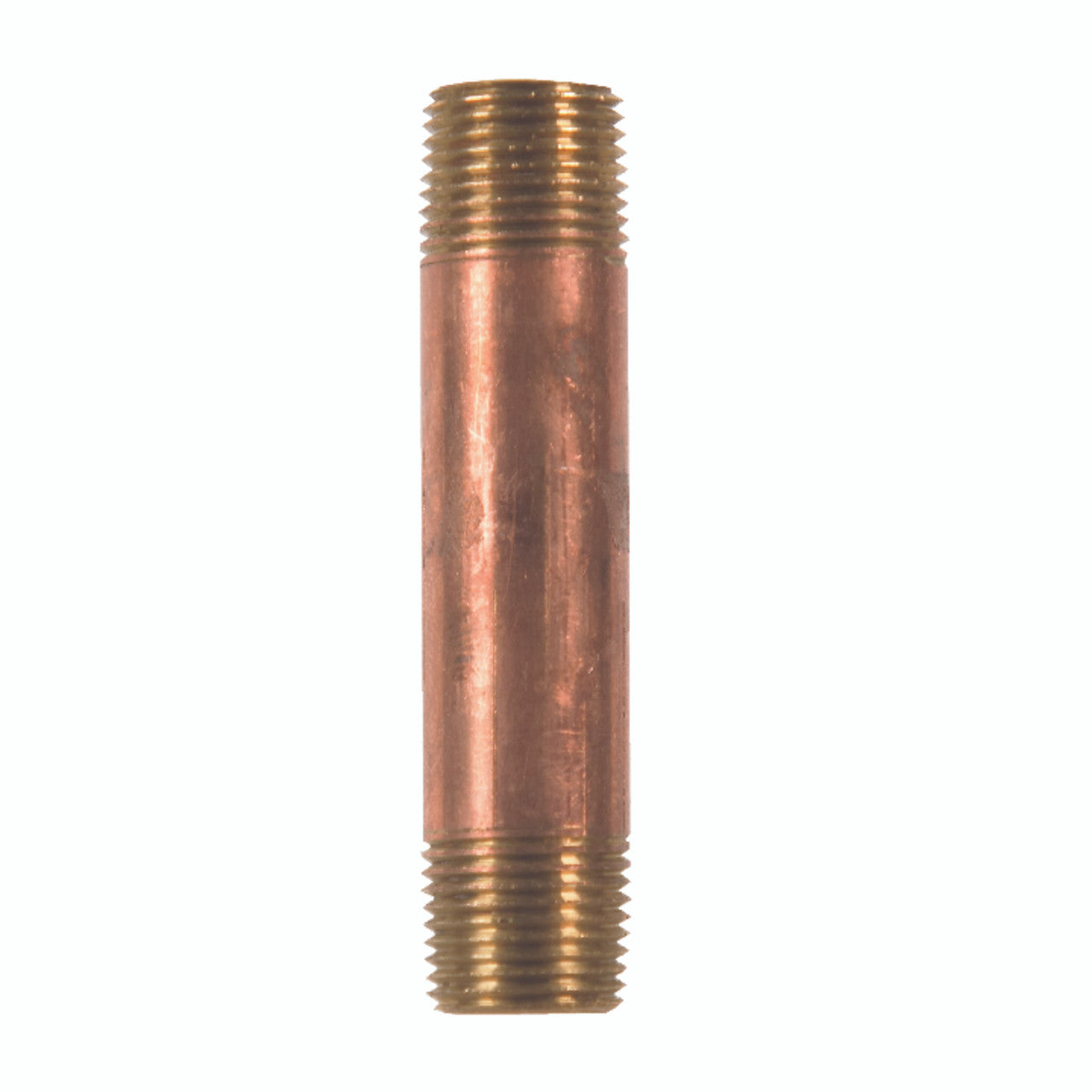 jmf 3/8 in. mpt x 3/8 in. dia. x 3 in. l mpt brass nipple plumbing pipe nipple