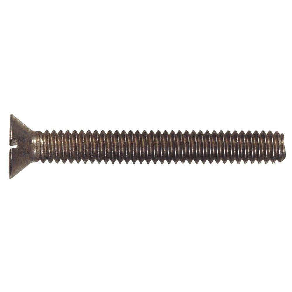 #6-32 x 3/4 inch Slotted Flat-Head Machine Screws
