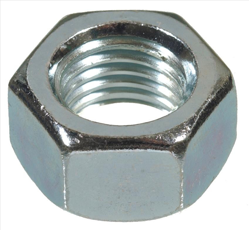 zinc-plated finished hex nut 9/16 fastener hardware