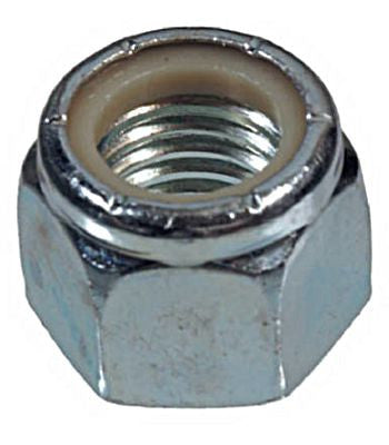 zinc-plated metal lock nut 9/16 fastener hardware