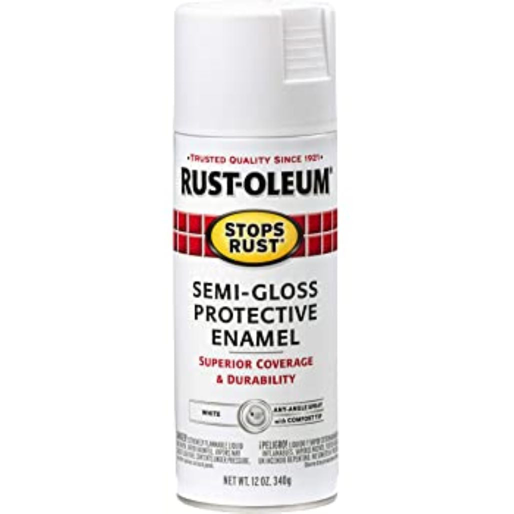 semi-gloss white industrial spray paint