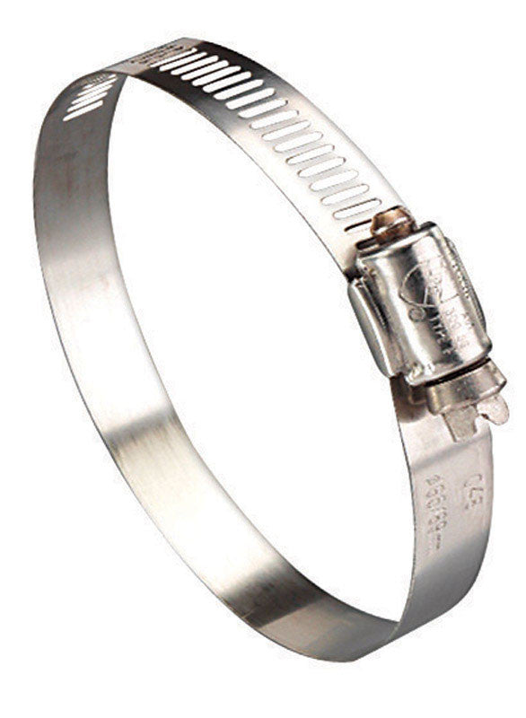 ideal hy gear 11/16 in. to 1-1/2 in. sae 16 silver hose clamp stainless steel band plumbing pipe tee