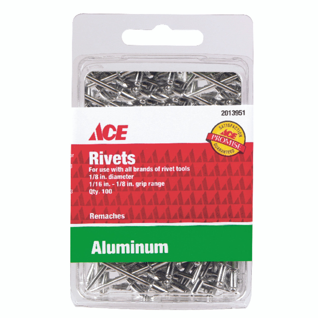 aluminum rivets  100-pack fasteners