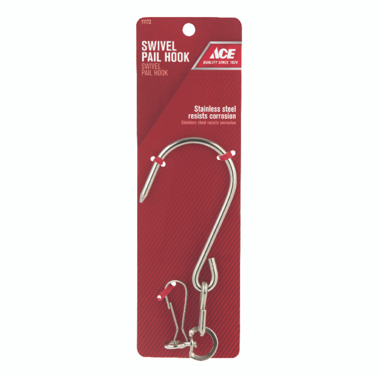 ace 1 gal. stainless steel paint pail hook paint mixer pail mixing tool