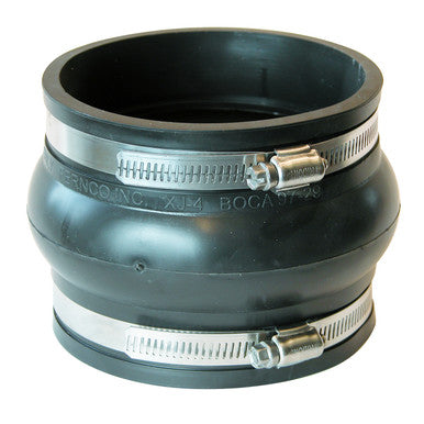 Fernco Schedule 40 4 in. Hub x 4 in. Dia. Hub PVC Expansion Coupling