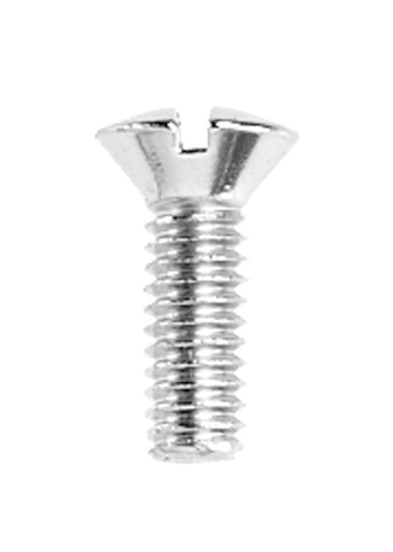 Danco No. 8-32 x 1/2 in. L Slotted Oval Head Brass Faucet Handle Screw