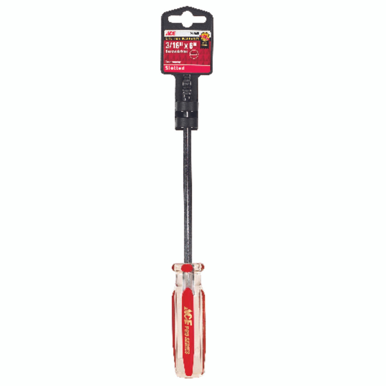 screwdriver 3/16 x 6 slot ace slotted screwdriver hand tool
