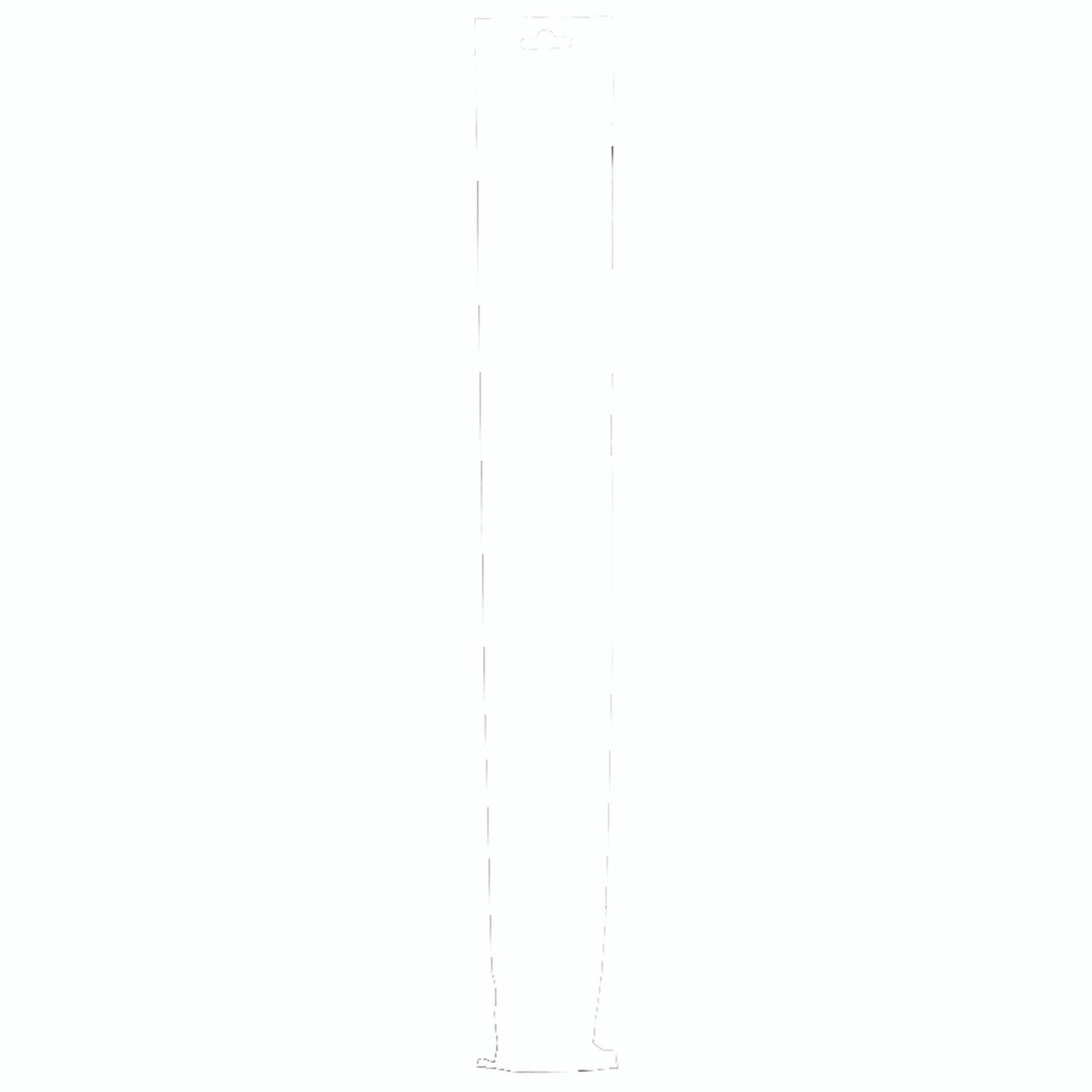 white nylon cable ties 21"  count