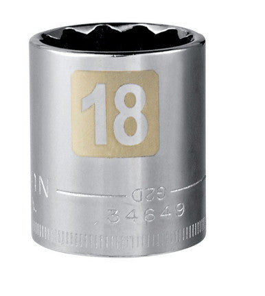 Craftsman Socket 3/8 Drive 18 Millimeter 12 Point